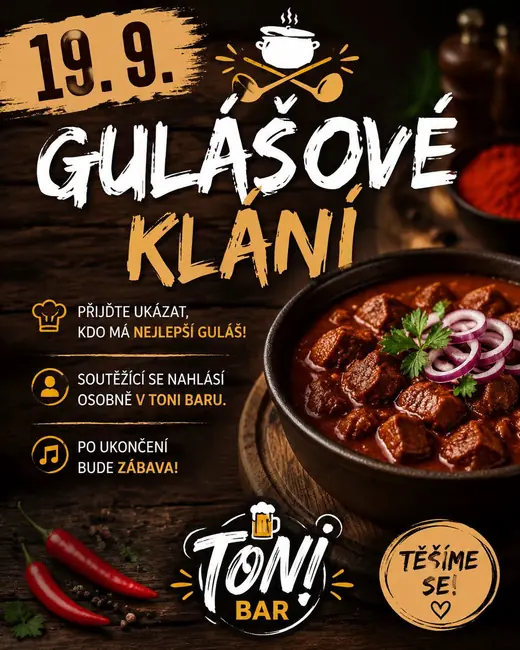 Plakát: Gulášové klání